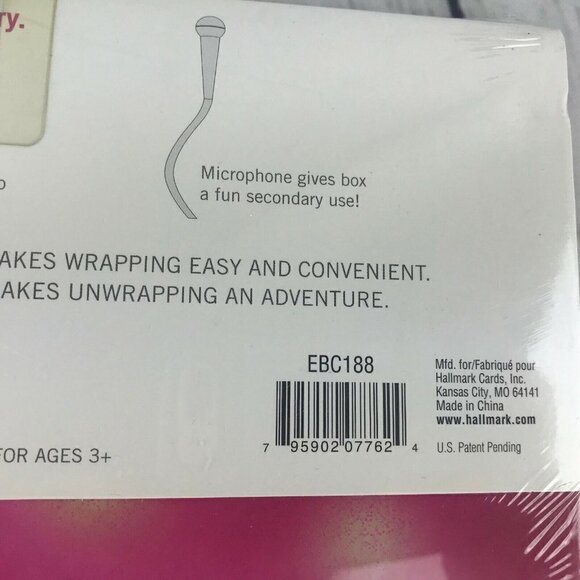 New Hallmark Hannah Montana Gift Box Play Microphone Disney FunZip Sealed - Picture 6 of 6